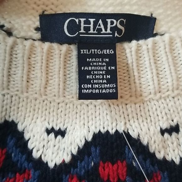 {Chaps} 🆕️ Andrea Fairisle Sweater - Picture 11 of 13